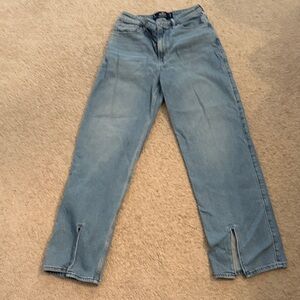 Hollister Light Blue Ultra High-Rise Dad Jeans